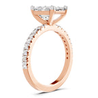 2.25 Carat Emerald Cut Diamond Engagement Ring