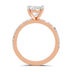 2.25 Carat Emerald Cut Diamond Engagement Ring