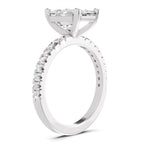 2.25 Carat Emerald Cut Diamond Engagement Ring