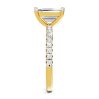 2.25 Carat Emerald Cut Diamond Engagement Ring