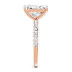 4.25 Ct Radiant Shape Solitaire Diamond Ring