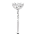 4.25 Ct Radiant Shape Solitaire Diamond Ring