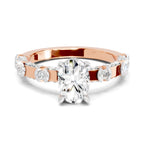 1.39 Ct Oval Shape Solitaire Diamond Ring