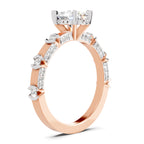 1.39 Ct Oval Shape Solitaire Diamond Ring