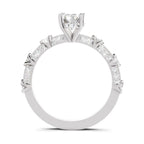 1.39 Ct Oval Shape Solitaire Diamond Ring