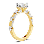 1.39 Ct Oval Shape Solitaire Diamond Ring