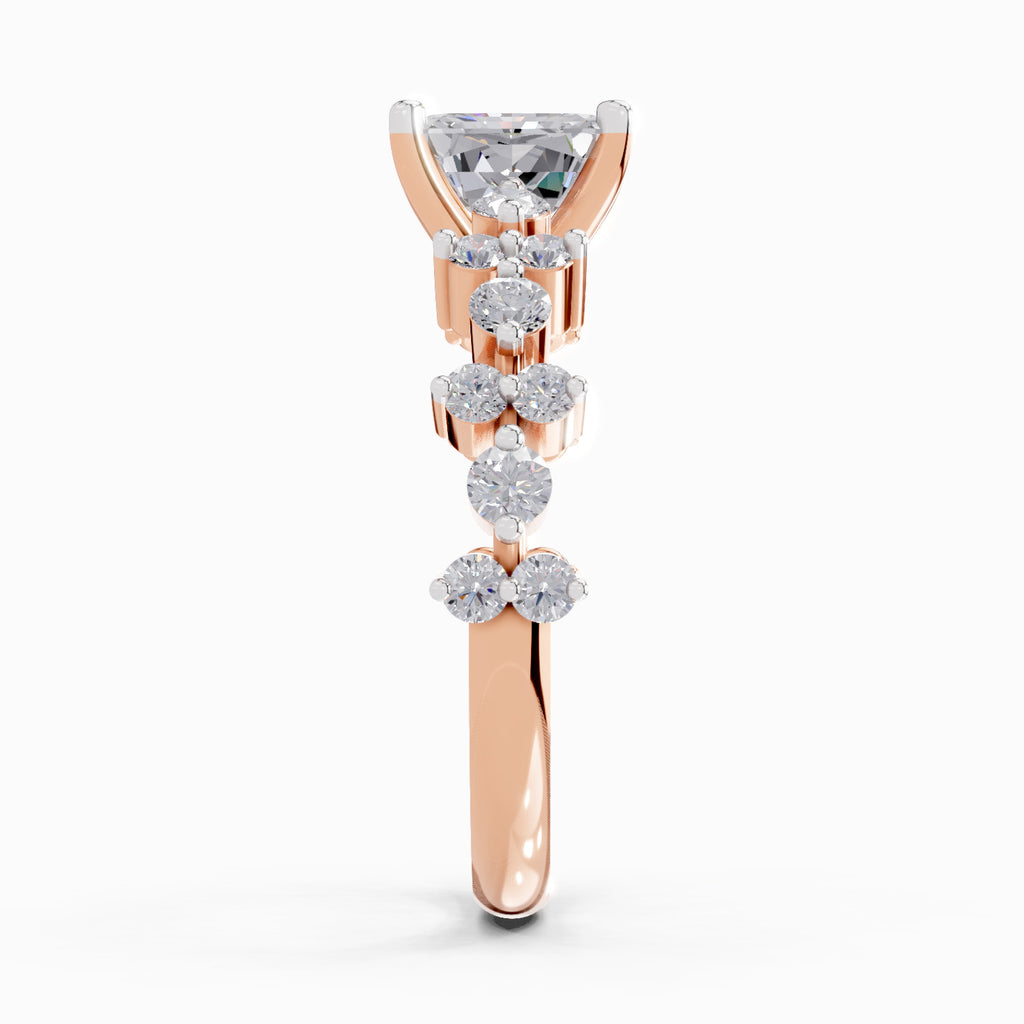 1.49 Ct Emerald Shape Solitaire Diamond Ring