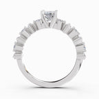 1.49 Ct Emerald Shape Solitaire Diamond Ring
