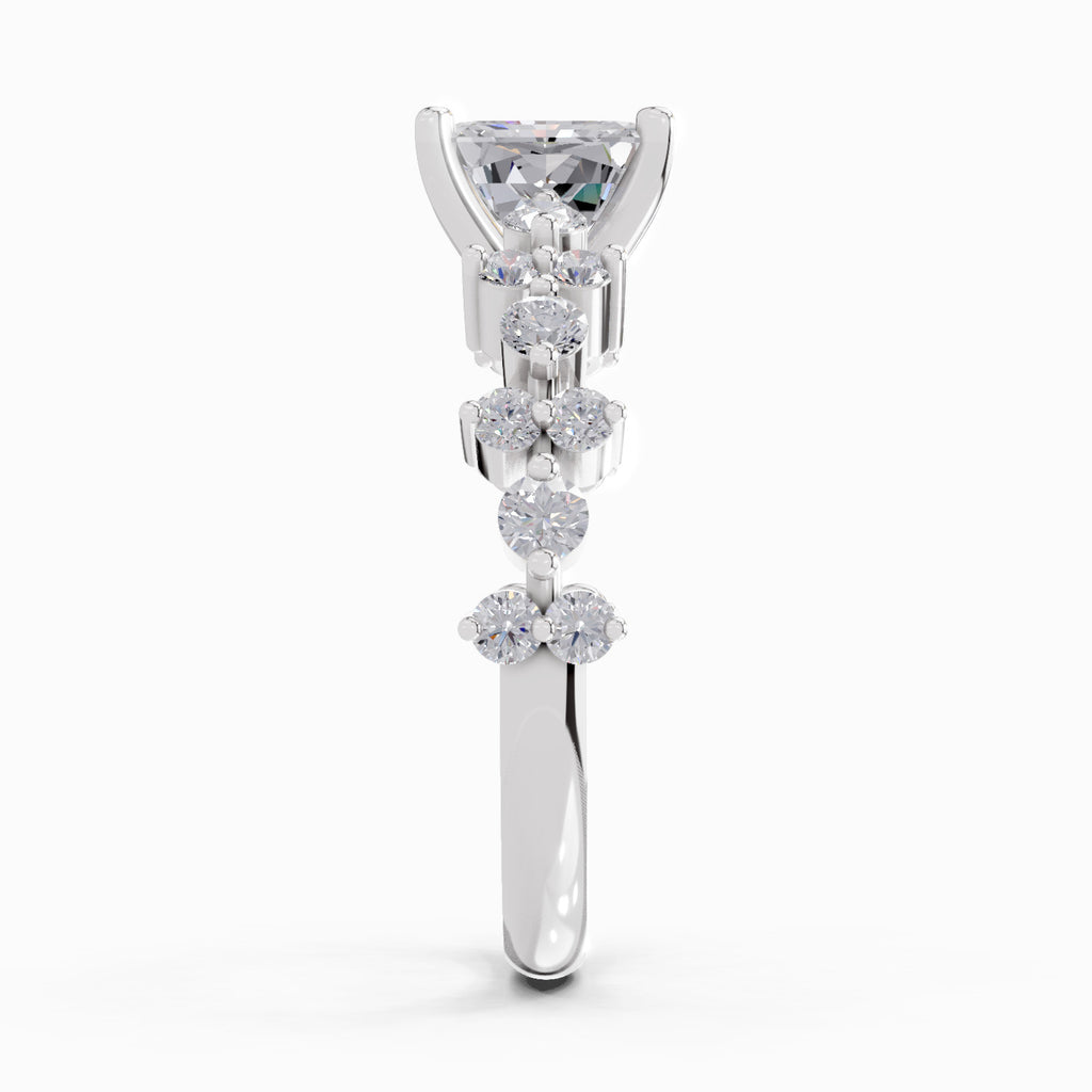 1.49 Ct Emerald Shape Solitaire Diamond Ring