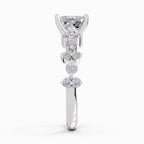 1.49 Ct Emerald Shape Solitaire Diamond Ring