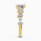 1.49 Ct Emerald Shape Solitaire Diamond Ring