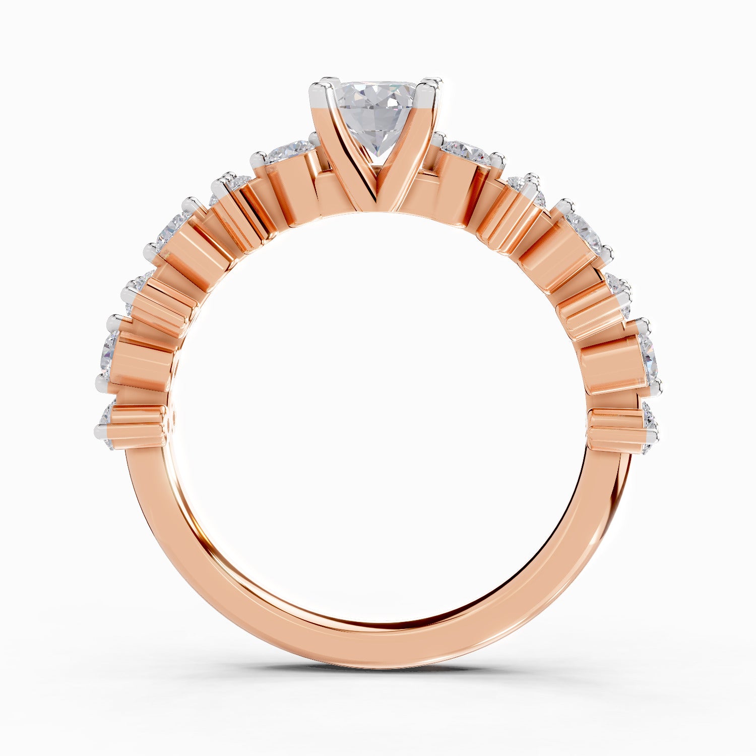 1.24 Ct Oval Shape Solitaire Diamond Ring