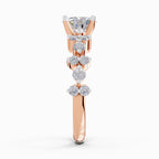 1.24 Ct Oval Shape Solitaire Diamond Ring