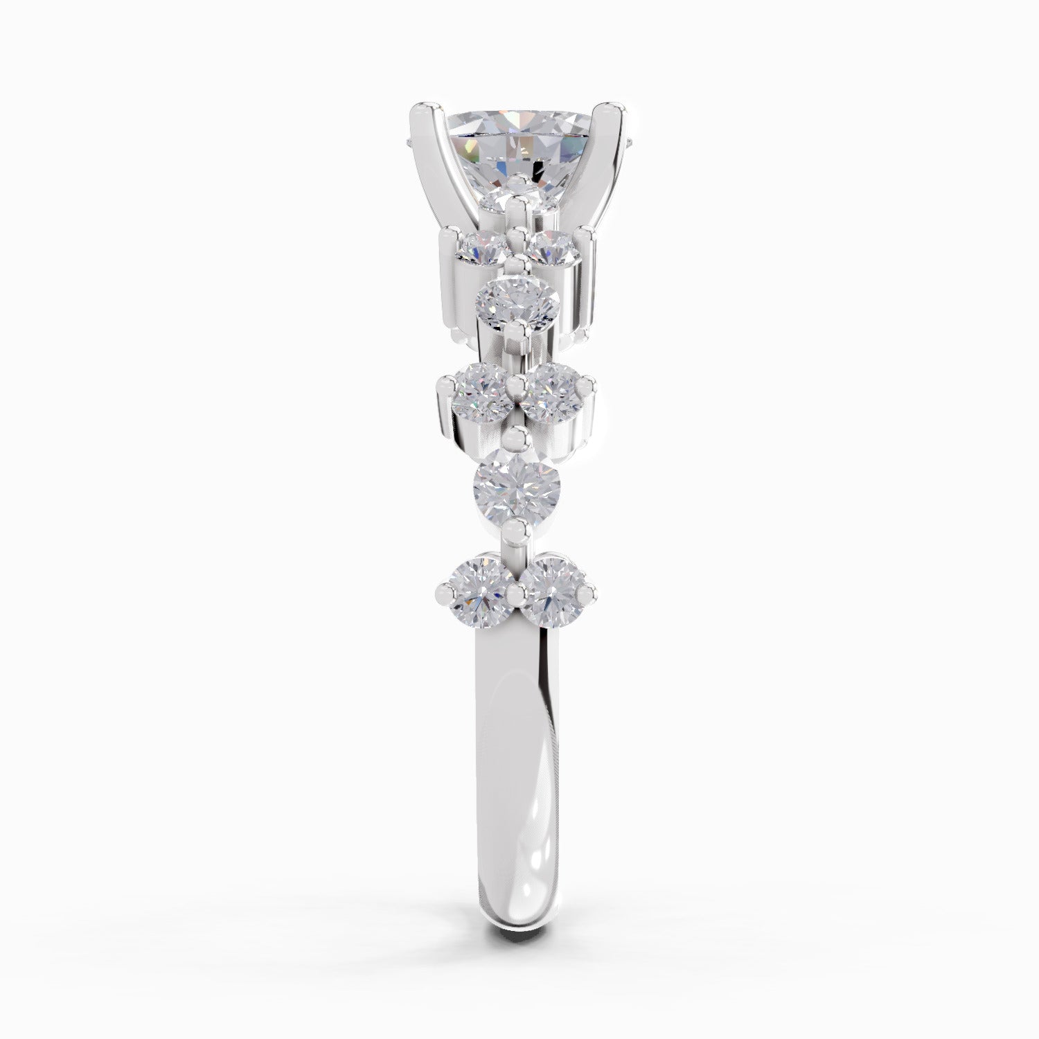 1.24 Ct Oval Shape Solitaire Diamond Ring