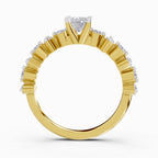 1.24 Ct Oval Shape Solitaire Diamond Ring