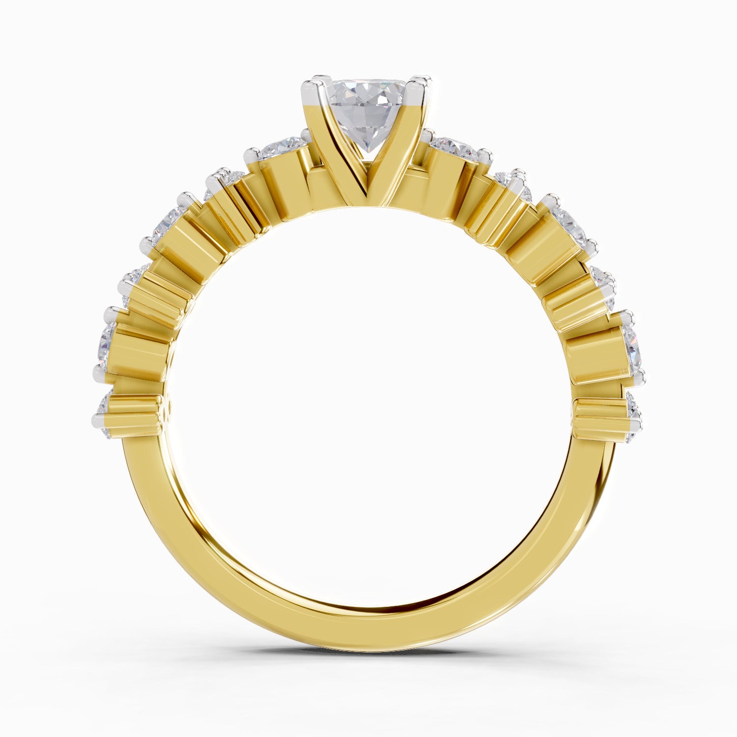 1.24 Ct Oval Shape Solitaire Diamond Ring