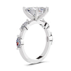 3.6 Ct Marquise Shape Solitaire Diamond Ring