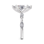 3.6 Ct Marquise Shape Solitaire Diamond Ring