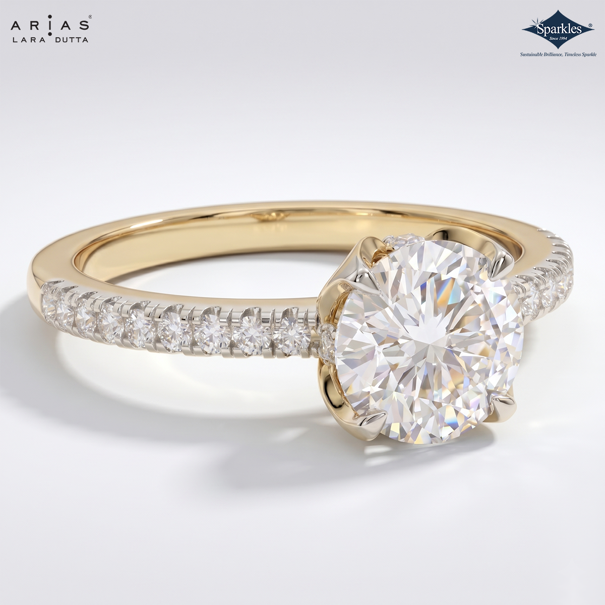 Arias by Lara Dutta Timeless Signature Solitaire Diamond Ring