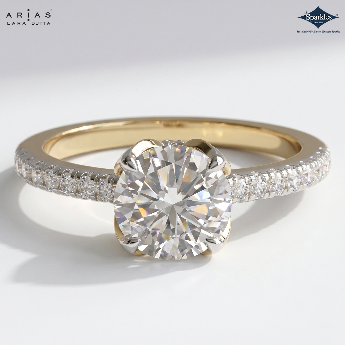 Arias by Lara Dutta Timeless Signature Solitaire Diamond Ring