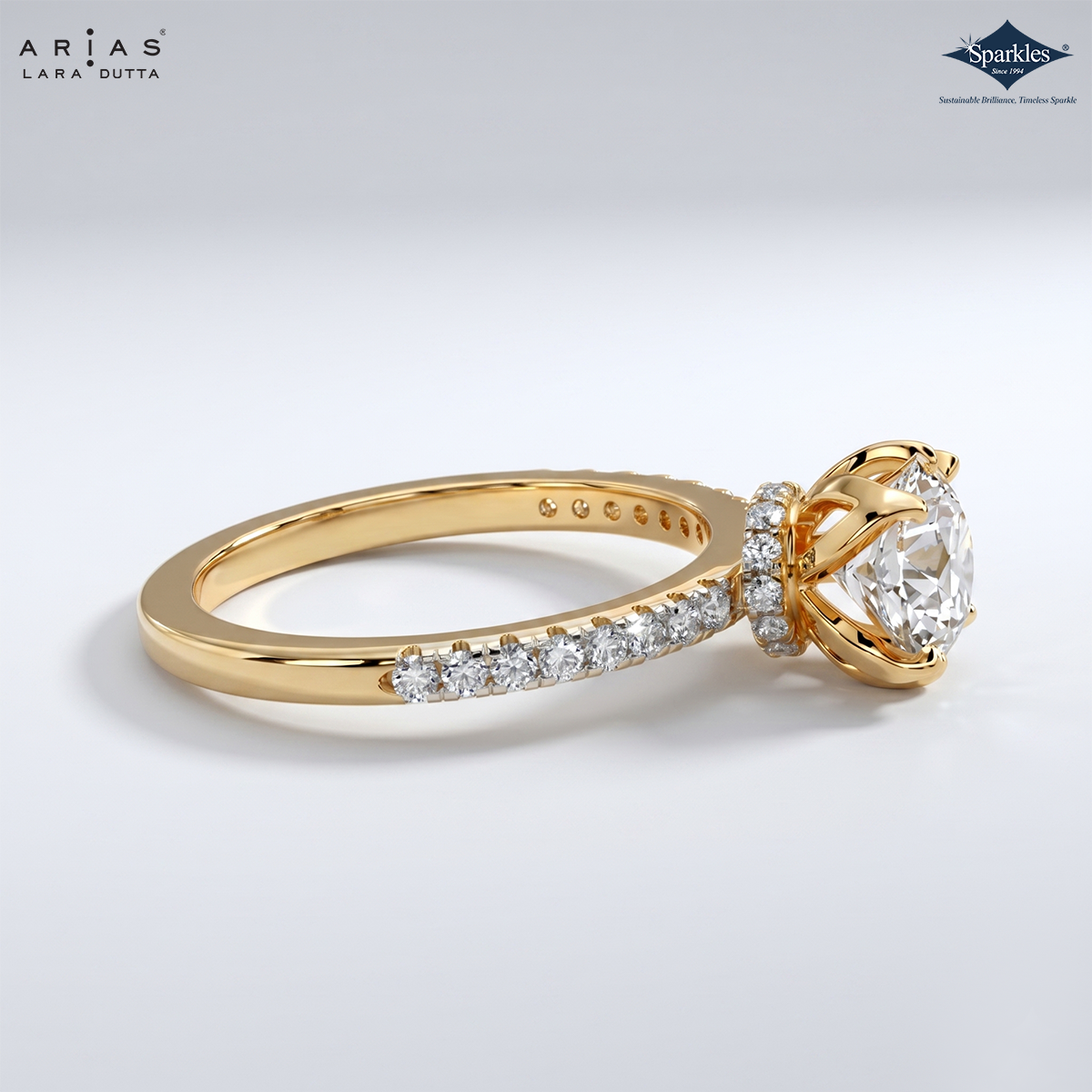 Arias by Lara Dutta Timeless Signature Solitaire Diamond Ring