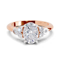 3.6 Ct Marquise Shape Solitaire Diamond Ring