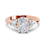 3.6 Ct Marquise Shape Solitaire Diamond Ring