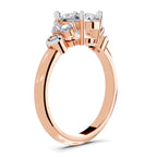 1.31 Ct Oval Shape Solitaire Diamond Ring