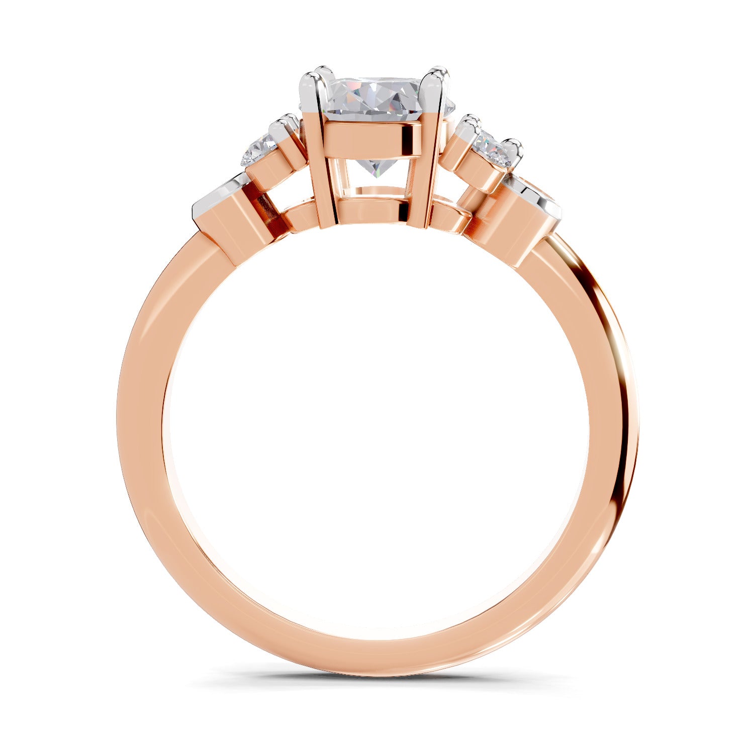 1.31 Ct Oval Shape Solitaire Diamond Ring