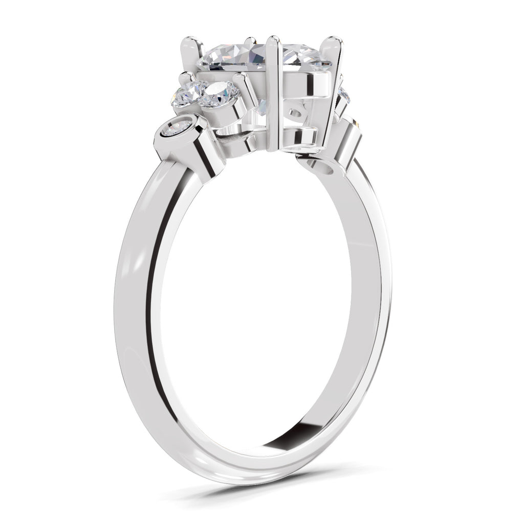 1.31 Ct Oval Shape Solitaire Diamond Ring