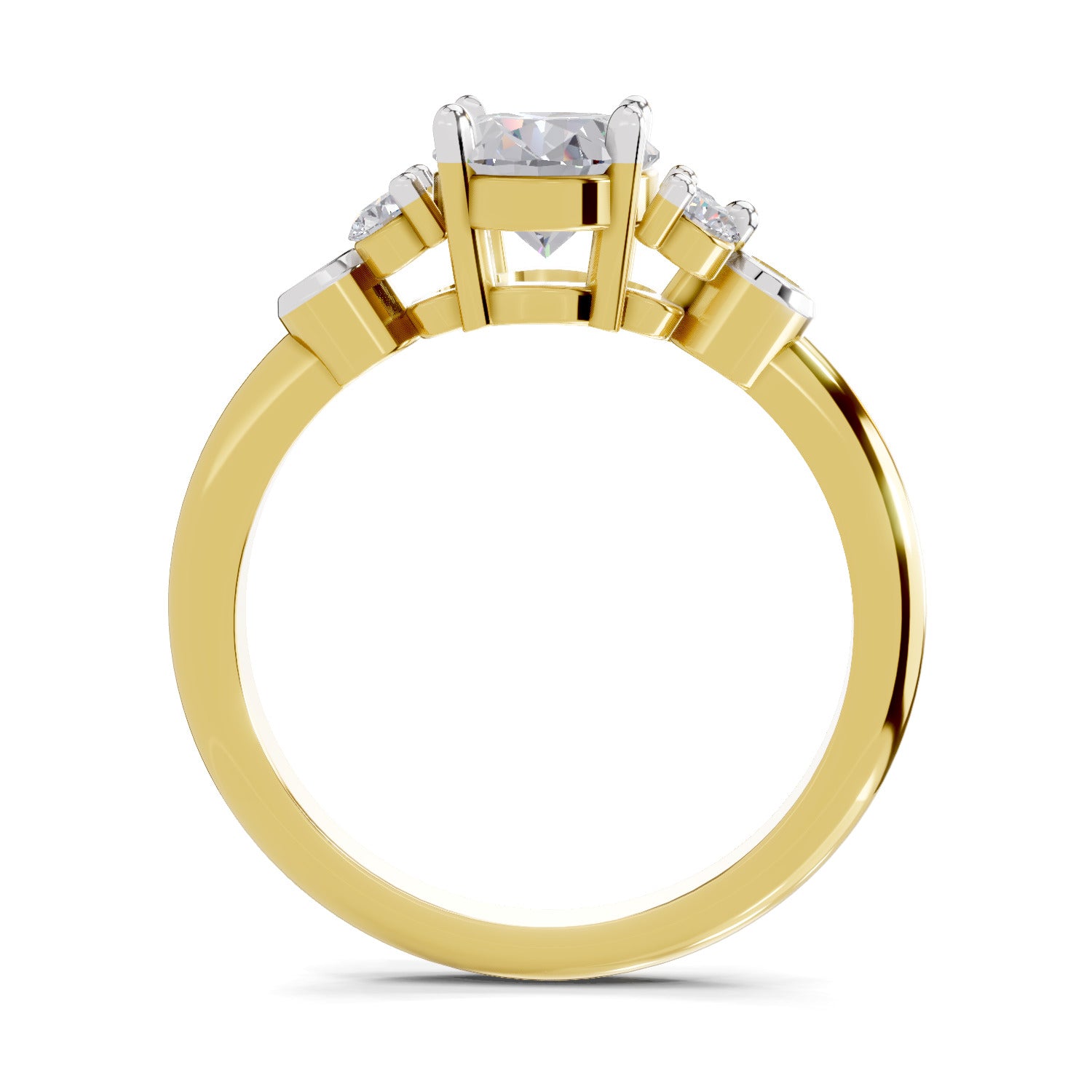 1.31 Ct Oval Shape Solitaire Diamond Ring