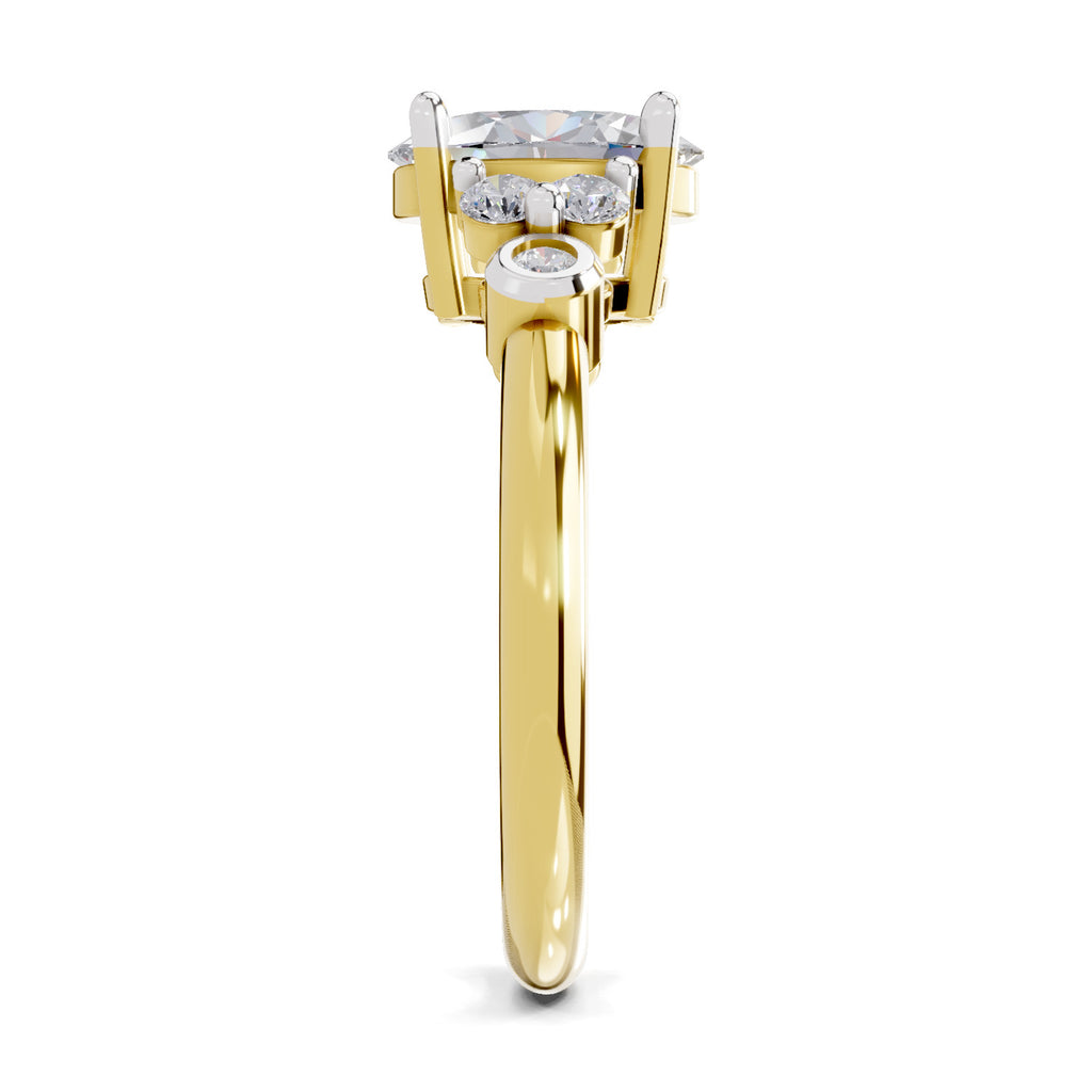 1.31 Ct Oval Shape Solitaire Diamond Ring