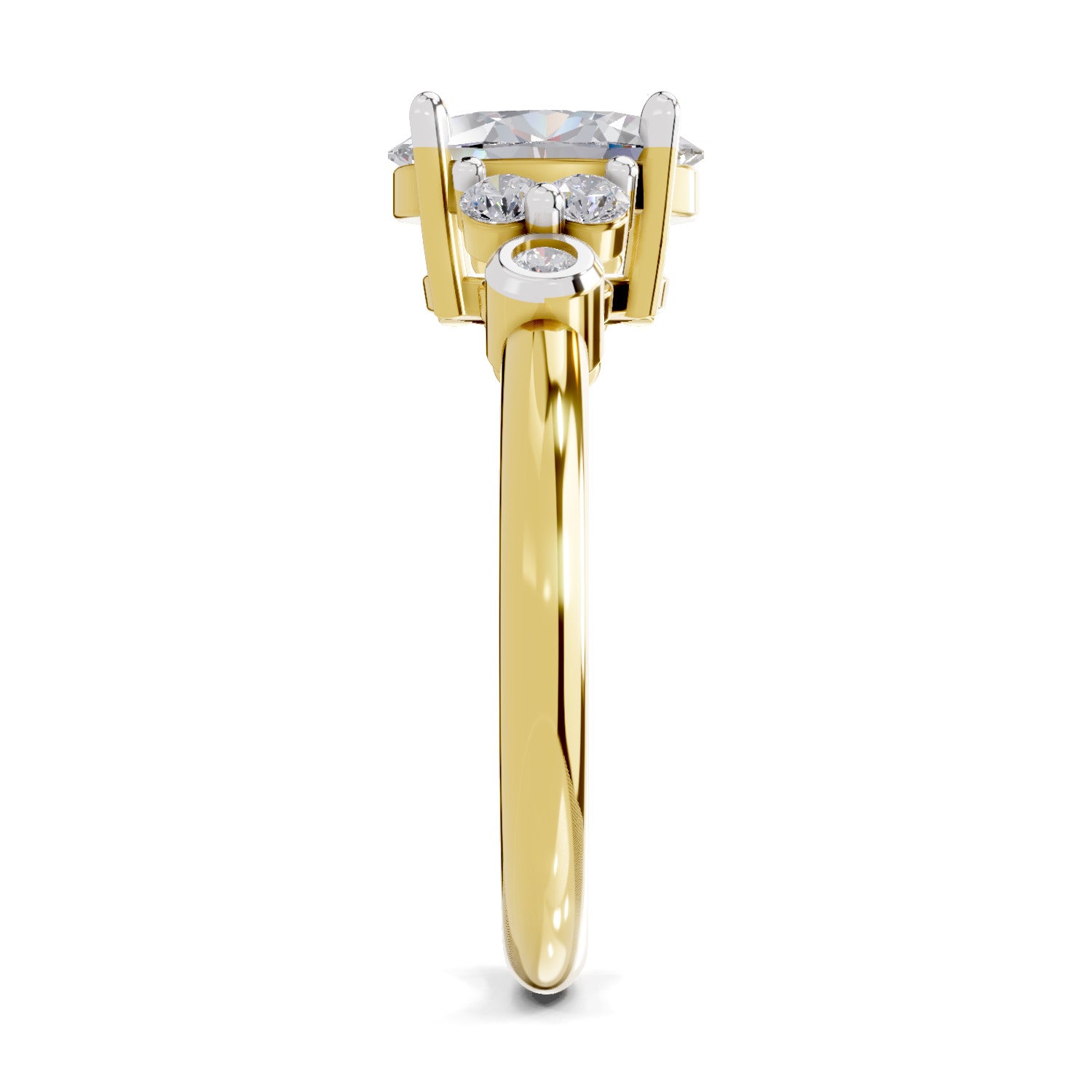1.31 Ct Oval Shape Solitaire Diamond Ring