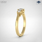Arias by Lara Dutta Regal Signature Three-Stone Diamond Ring