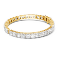 22.09 Carat 14K Gold Royale Line Bangle