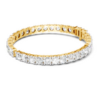 22.09 Carat 14K Gold Royale Line Bangle
