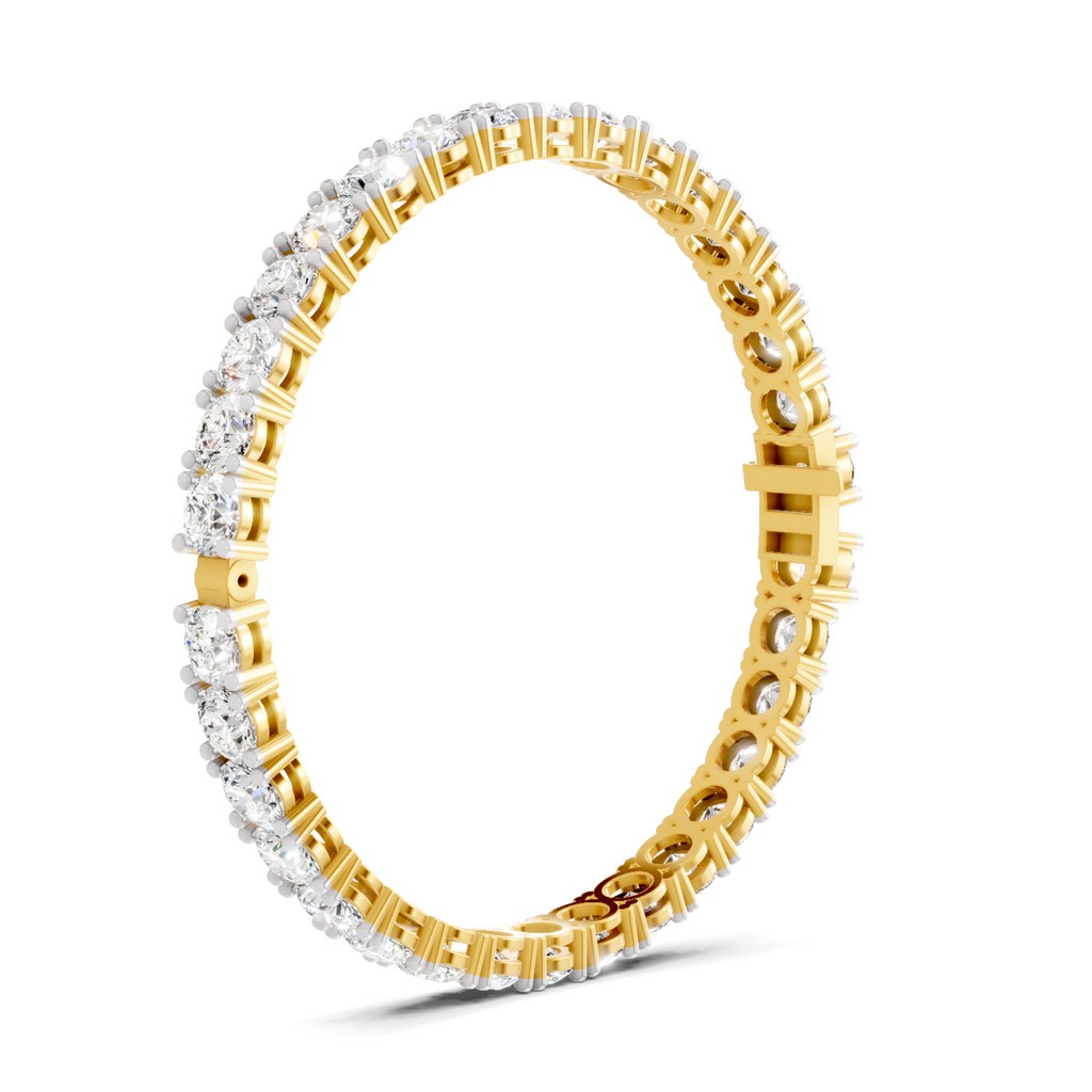 22.09 Carat 14K Gold Royale Line Bangle