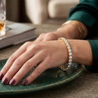 22.09 Carat 14K Gold Royale Line Bangle