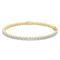 8.02 Carat 14K Gold Tennis Bracelet