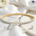 Arias by Lara Dutta: Golden Radiance Tennis Bracelet