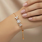1.44 Carat Pear Shaped Fashion Bracelet 14K - Rose Gold