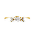 1.44 Carat Pear Shaped Fashion Bracelet 14K