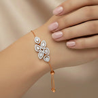 1.93 Carat Marquise Shaped Fashion Bracelet 14K - Rose Gold