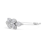 1.93 Carat Marquise Shaped Fashion Bracelet 14K - White Gold