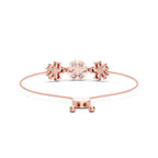 2.38 Carat Pear Shaped Fashion Bracelet 14K - Rose Gold