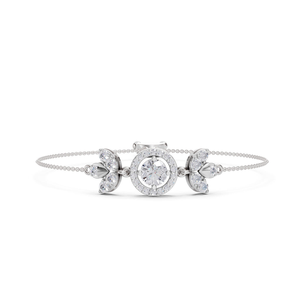 1.44 Carat Fashion Bracelet 14K - White Gold