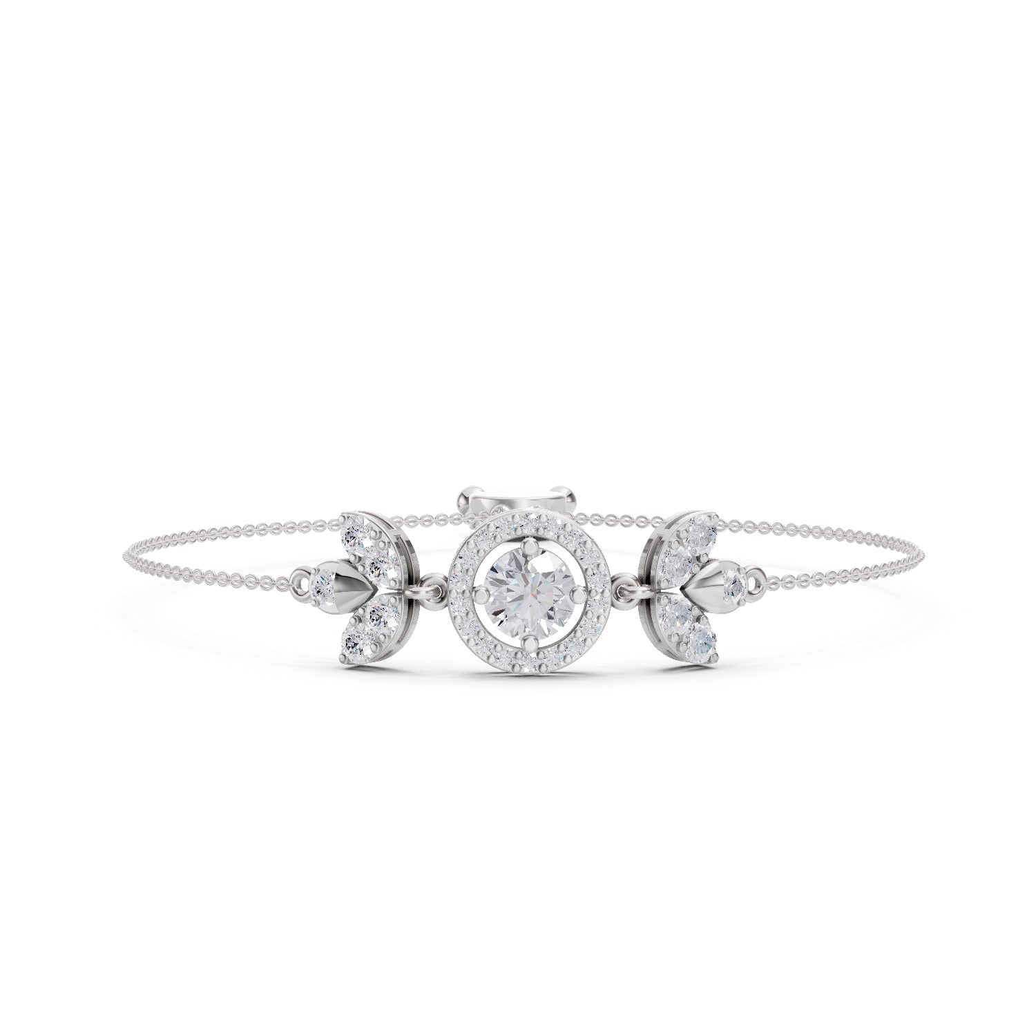 1.44 Carat Fashion Bracelet 14K - White Gold