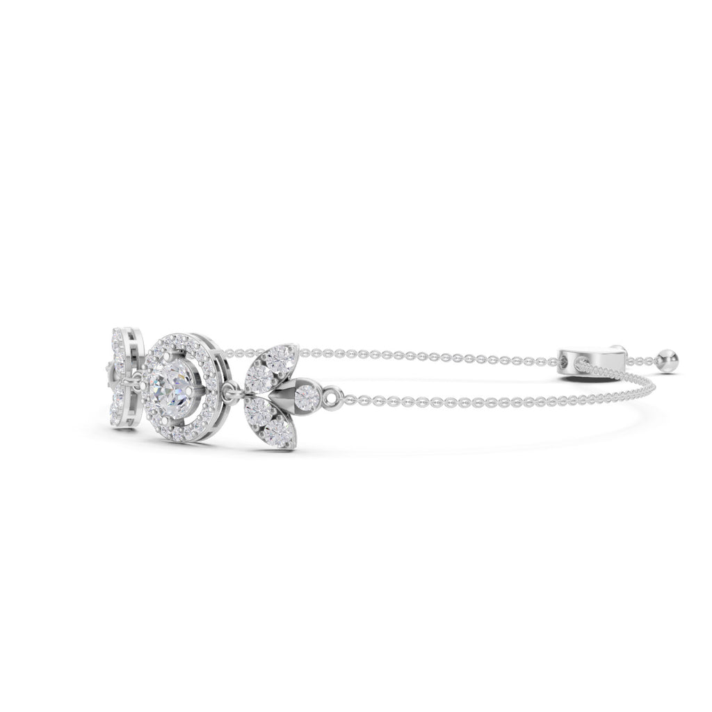 1.44 Carat Fashion Bracelet 14K - White Gold