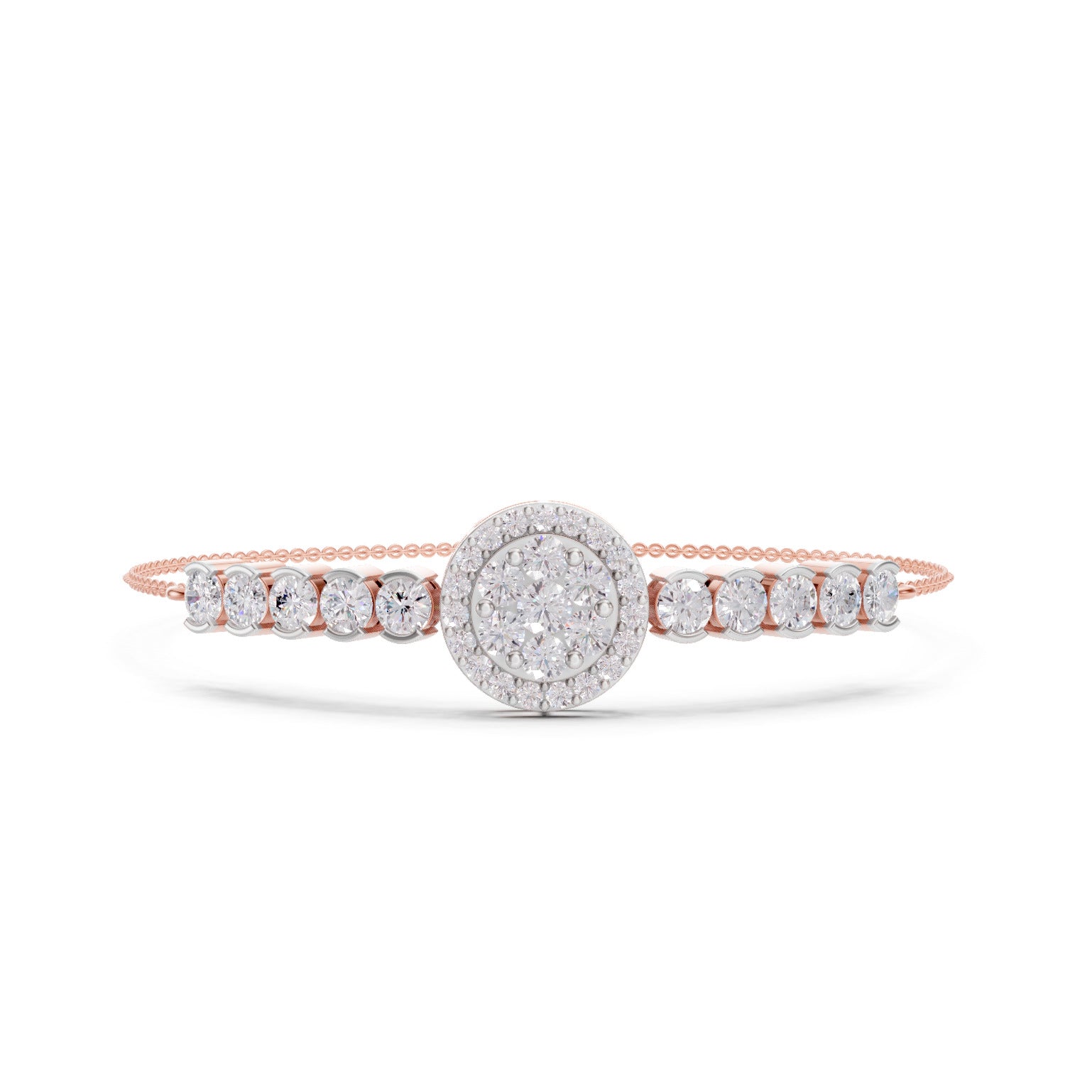 2.45 Carat Fashion Bracelet 14K - Rose Gold