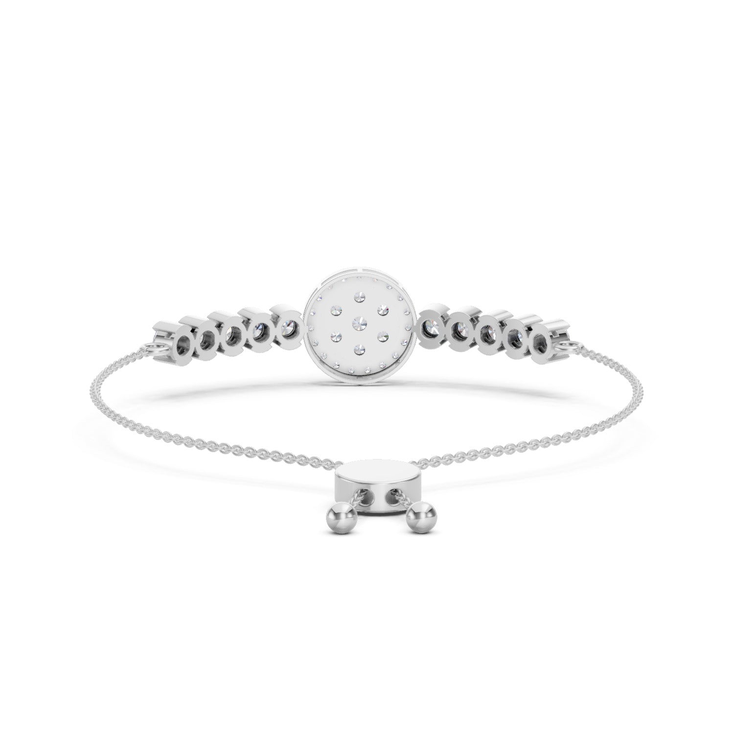 2.45 Carat Fashion Bracelet 14K - White Gold